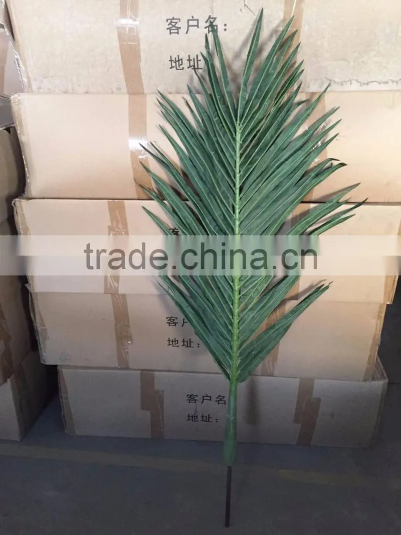 SJL0004 Artificial palm leaves outdoor with uv protected ,1.6M long fake palm leaf