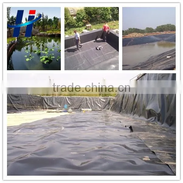 black color hdpe geomembrane used in salt industry anti-seepage