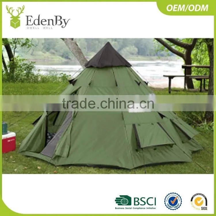 China 2017 Hot Selling Big Camping Bell Rock Indian Teepee Camping Tent