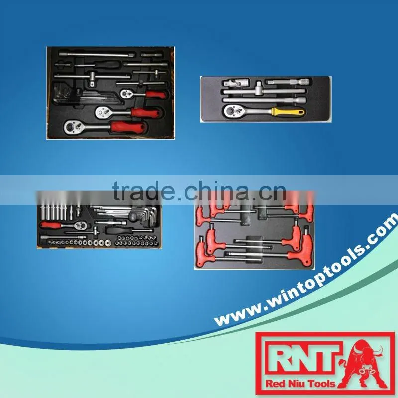 46PCS 1/4"DR.SOCKET WRENCH TOOL BOX