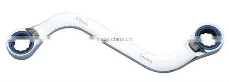 S-SHAPE BOX-END RATCHET WRENCH
