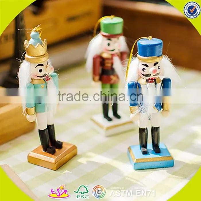 Wholesale best household decoration wooden nutcracker,delicate wooden nutcracker for kids,best gift nutcracker W02A005