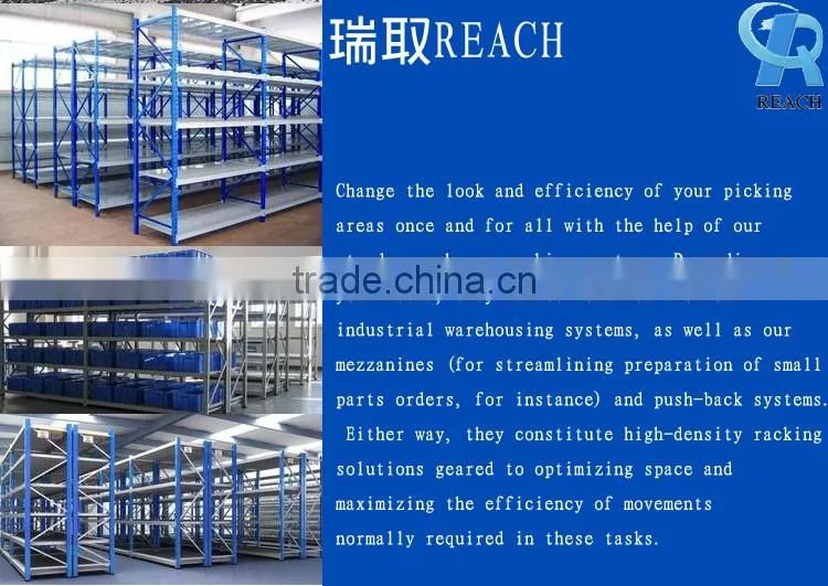 Warehouse space saving rack system