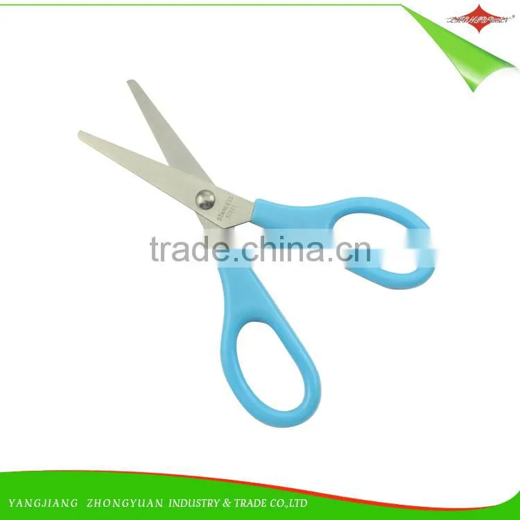 ZY-J7004 wholesale office students school scissors best quality stainless steel paper cutting