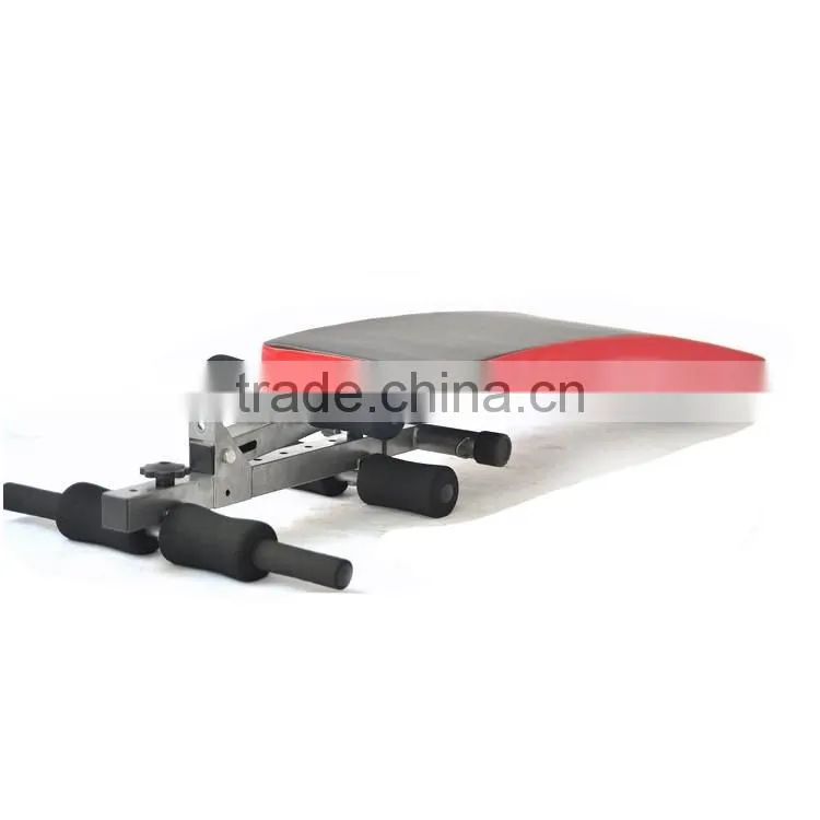 Weight Bench Sit Up Exercise Ab Crunch Board with gym rope