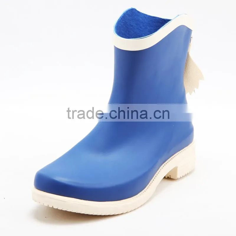 hot sell woman rubber rain boots