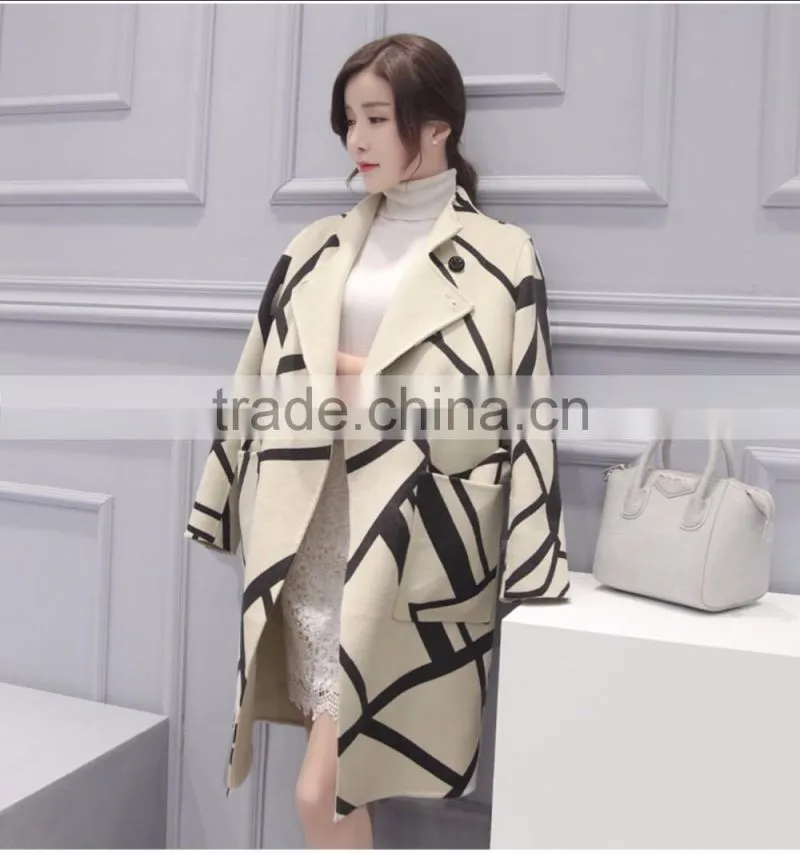 Women coat cashmere 2016