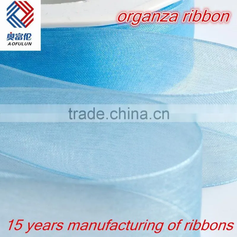 Factory High Quality Wholesale Polyester Organza Ribbon Roll