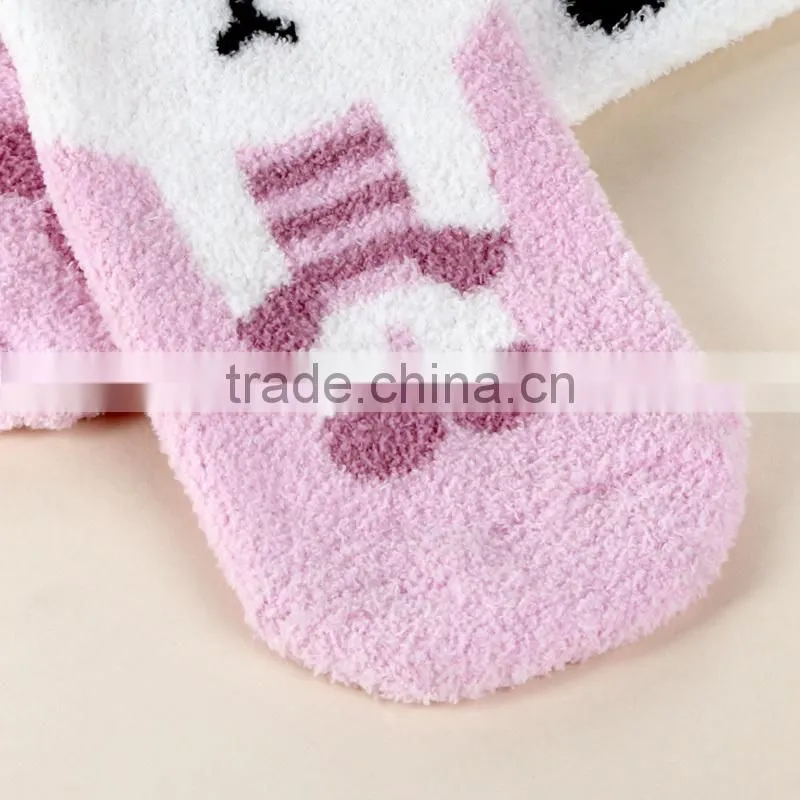 Hot Selling Warm Thick cartoon Coral Fleece Socks