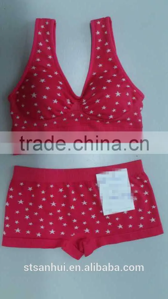 stylish good quality young girl's seamless underwear panty