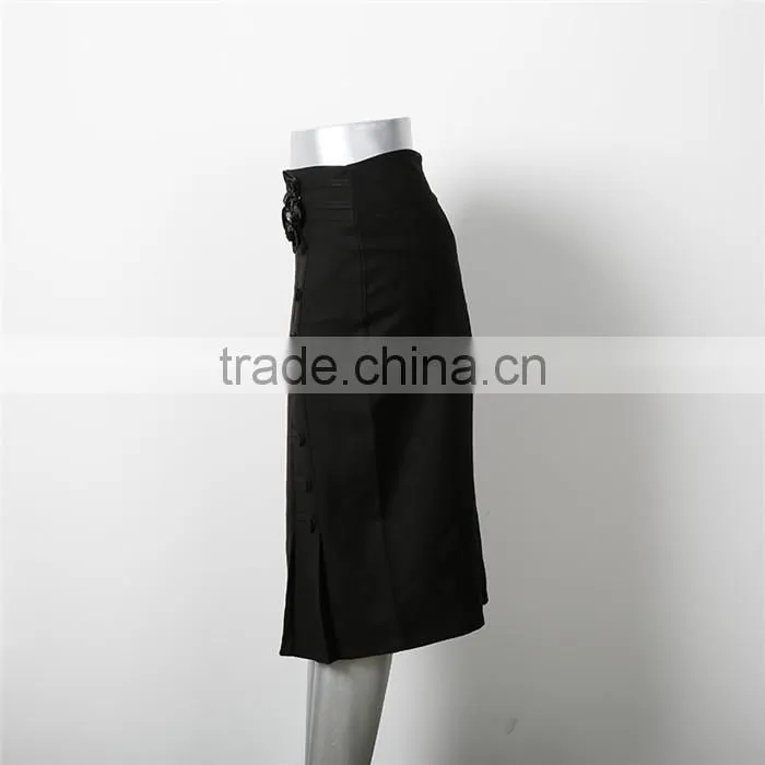 new design high waist narrow ladies skirt suits 2015