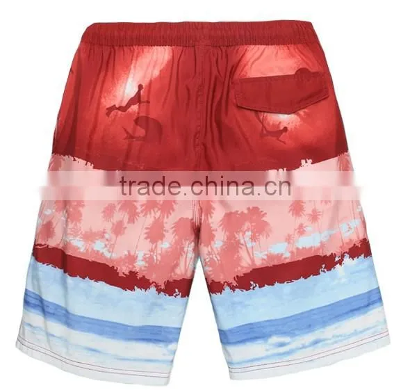 custom print board sublimation shorts polyester shorts spandex stretch