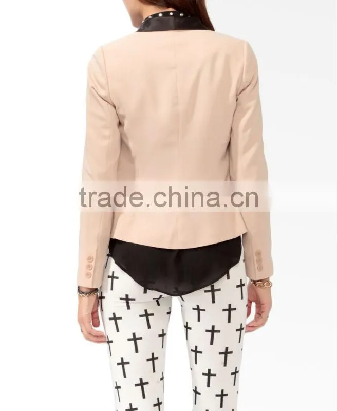 Satin Shawl Lapel Jacket