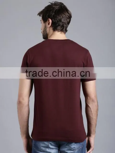 2017 Guangzhou Shandao Garment OEM Customized Casual Style 180g 100% Polyester Plain O-Neck Short Sleeve Pocket Men's T shirt
