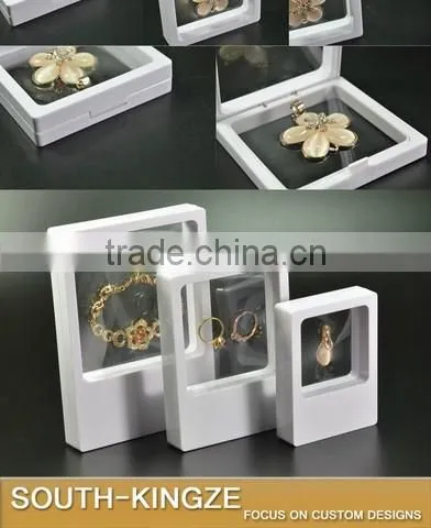 2016 New Product White ABS Square Jewelry/Earring/Bracelet/Necklace Display Frame