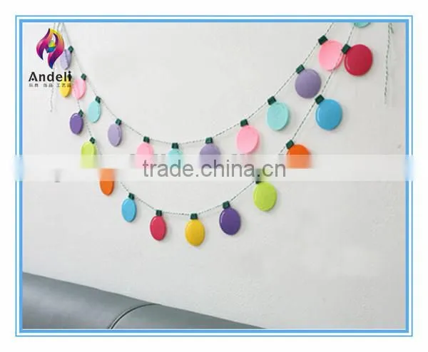 New Wall Items Laser Cut Felt Light Bulb Shape Lighting Decoration