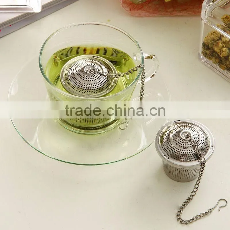 Top quality 304 stainless steel tea ball infuser bulk tea infuser S/M/L