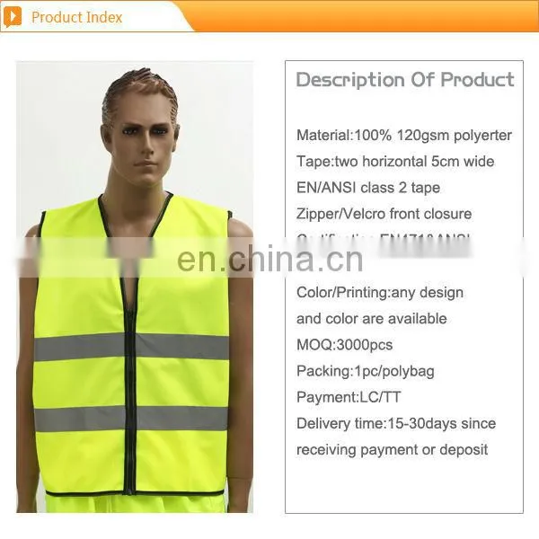 EN high visibility vest