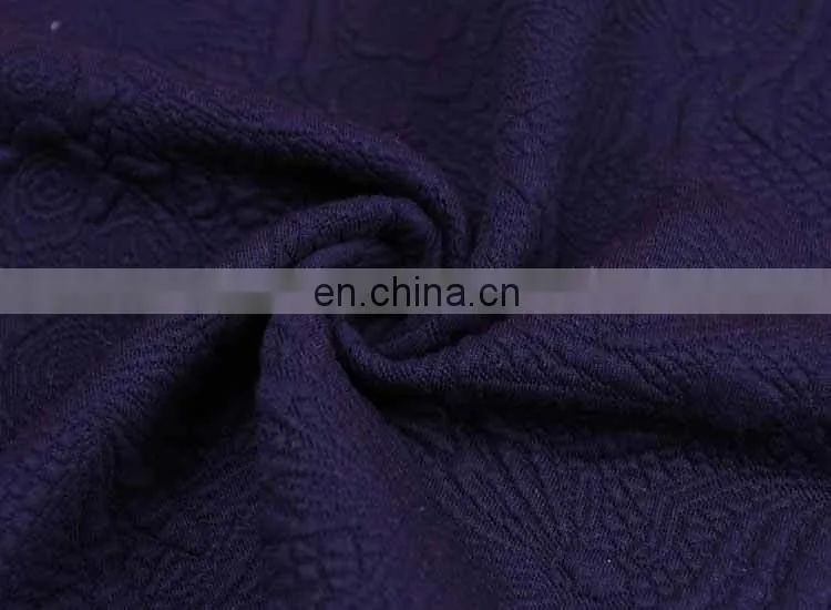 China Textile Factory price multi-purpose dyed jacquard jersey knit elastic dress fabric