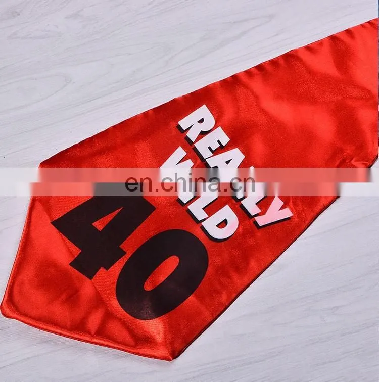 festival party red tie party large funny tie