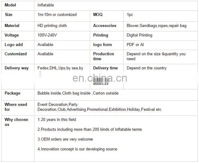 2017 Inflatable tent Inflatable advertisement tent