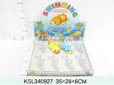 lovely swimming wind up toy duck