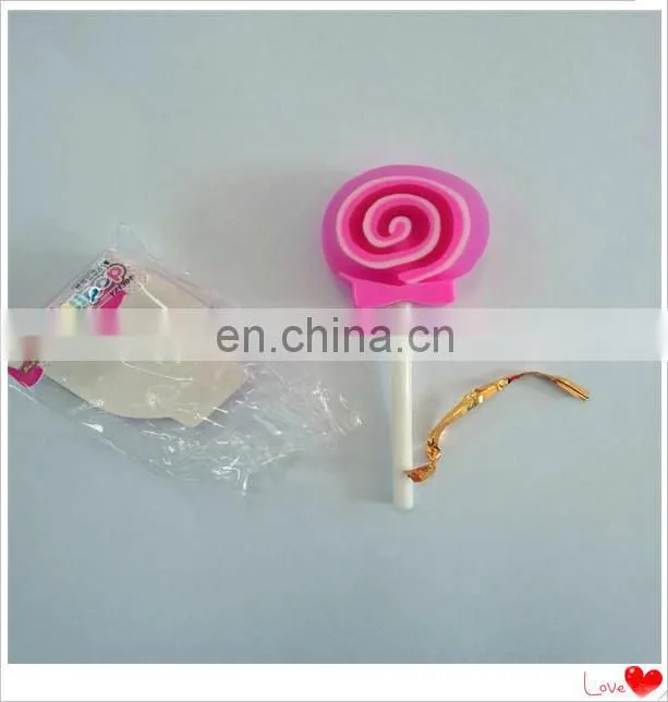 cute fancy promotional gift lollipop eraser