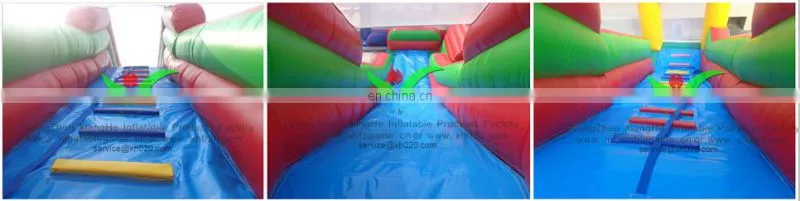 Avaiable and stock the beast inflatable obstacle for kids
