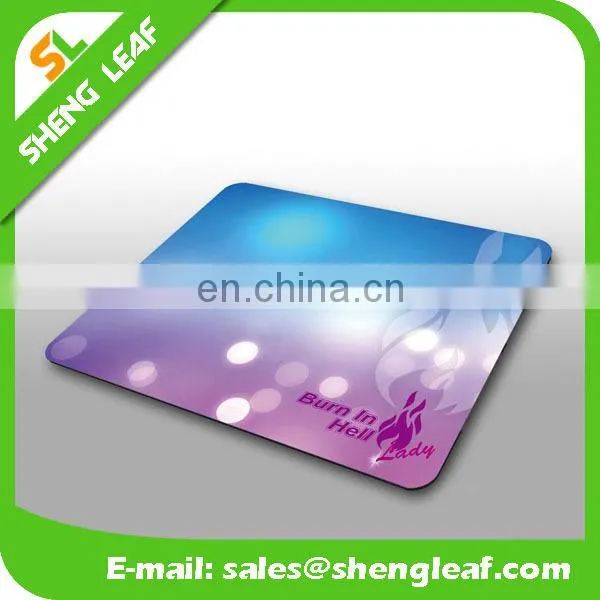 promotional customized sublimation printed natural rubber mouse pad