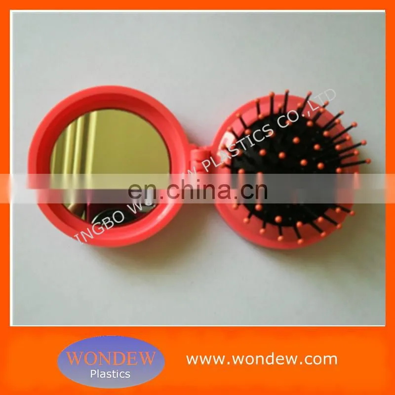Metal tail plastic comb