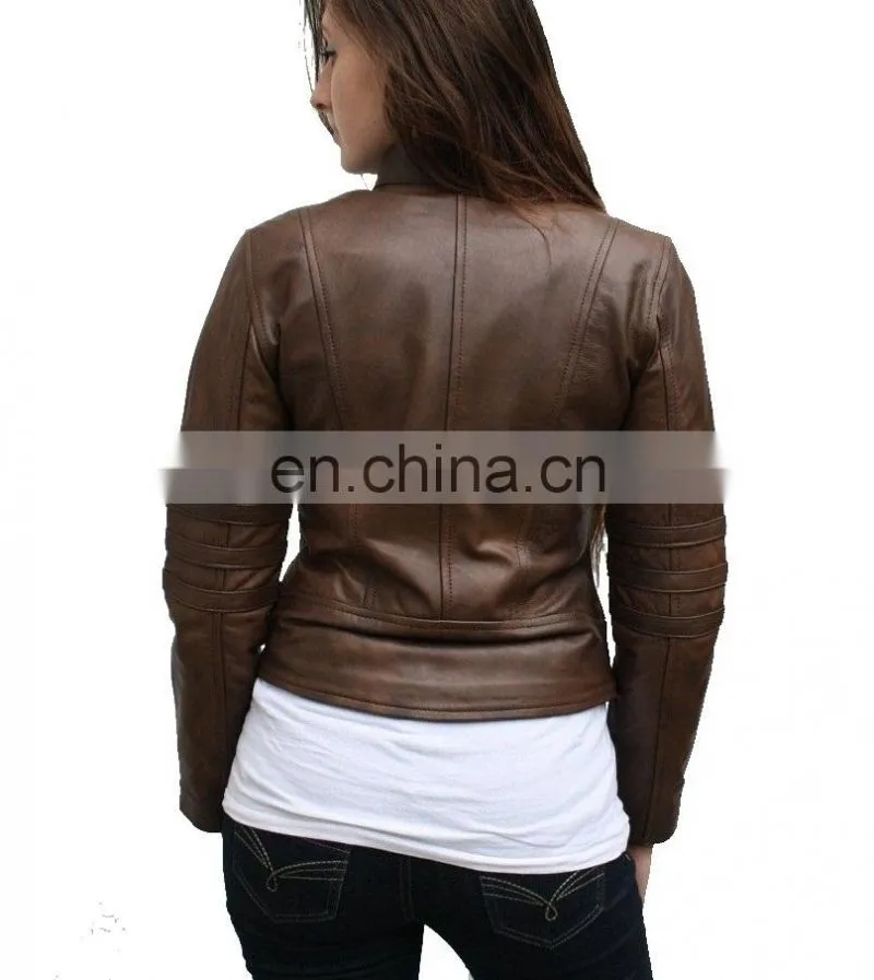 Leather Jacket, Women Finished Leather Jacket, Pakistan