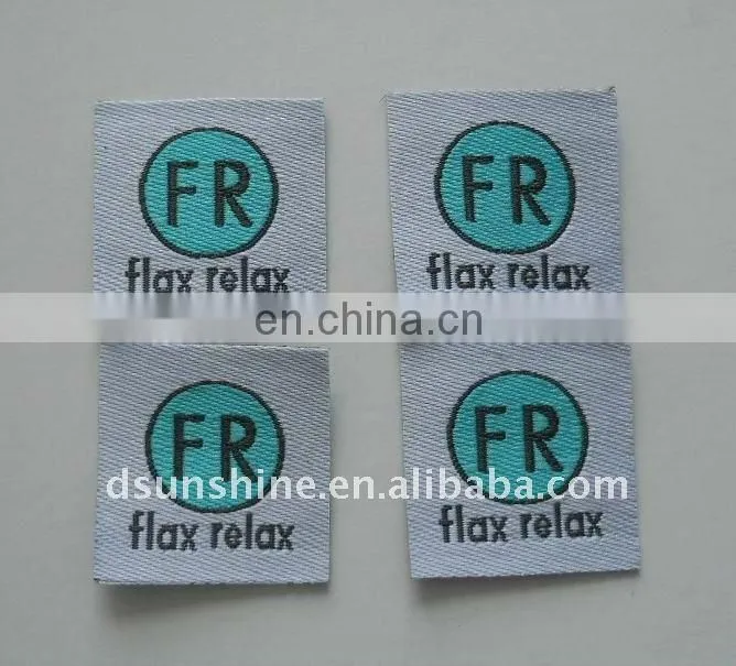 2014 hot sale iron on woven patch for jackets