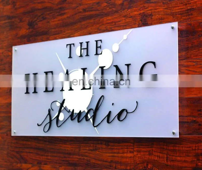 wholesales cheap acrylic wall sign holder frame