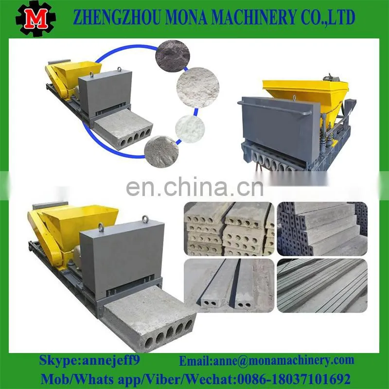 Precast Prestressed Hollow Core Concrete Roof Slab Wall Panel Making Machine