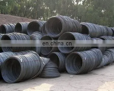 CHINA alibaba SAE1006 1008 5.5mm 6mm 8mm 10mm ms steel wire rod/making rebar steel