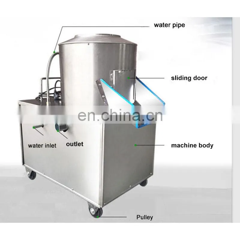 manufacturer potato peeling machine/potato skin removal peeling machine with good quality