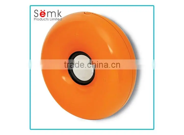 Semk design mini bluetooth stereo speaker with am fm tuner radio