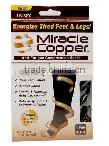 Miracle Copper Anti-Fatigue Compression Socks (Large/Extra Large) Miracle copper socks