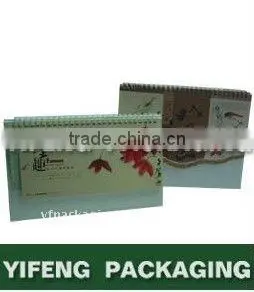 desk calendar printing with notebook