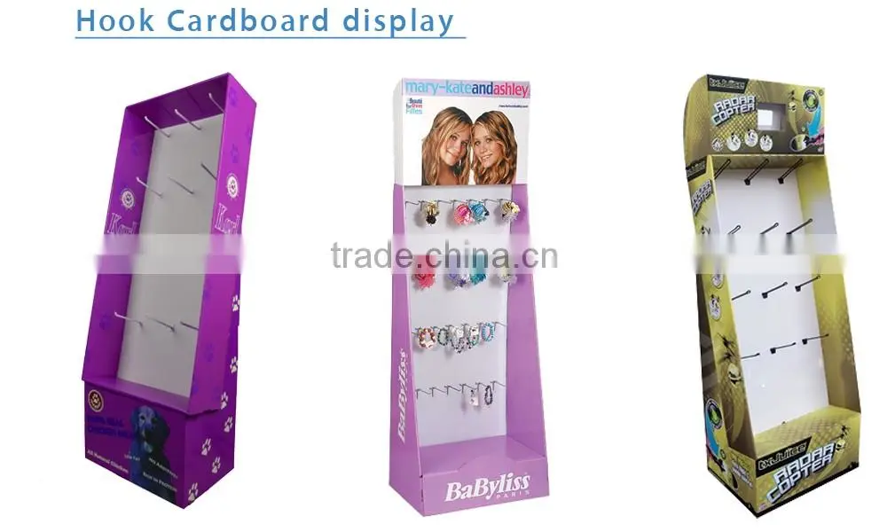 recyclable cardboard perfume display rack/retail display racks
