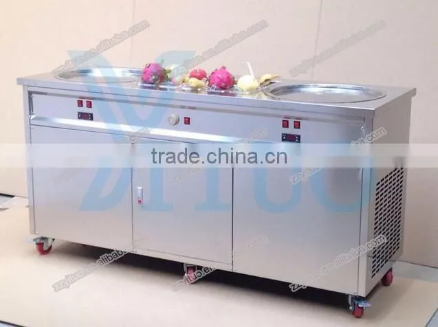 Fashion Design Thailand Fry Ice Cream Machine Rolled Fried Ice Pan Machine Cheap Cold Pan Thailand Fry Ice Cream Machine