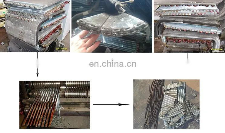 radiator peeling machine/radiator separator machine/Waste Radiator Copper Aluminum Separating Machine