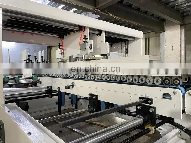UFG1250B2A Automatic A B C D E Flute Box Folder & Gluer Machine with Patting Device System