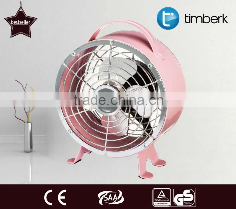 Beautiful Mini Clock Fan gift preferred DC USB table gift fan