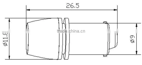 hot sale BA9S 1.5w high power led auto bulb