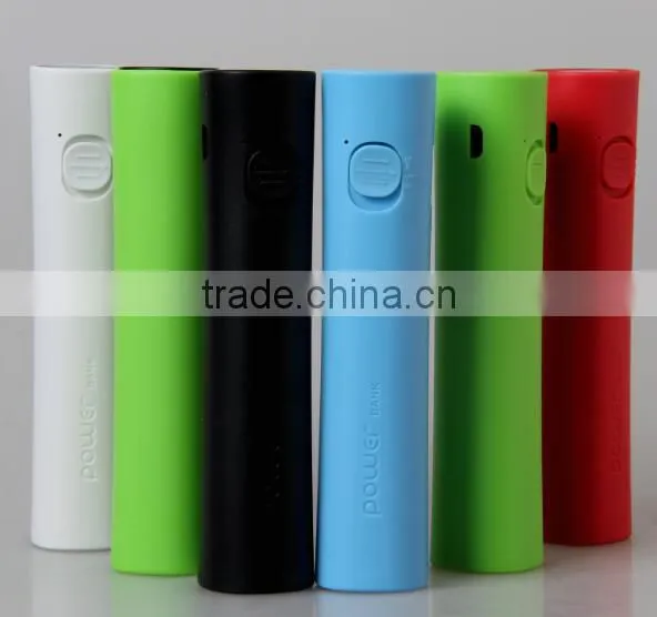 Mini Protable flashlight power bank 2600mAh low price for mobile