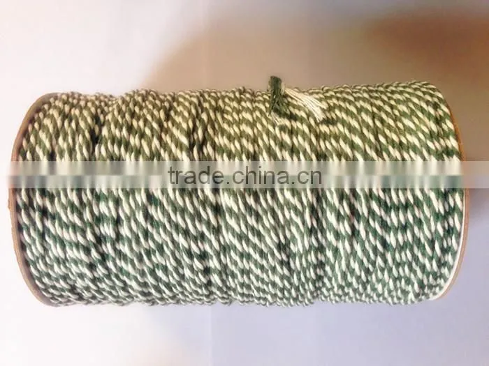 Colorful christmas twisted cord paper rope wholesale