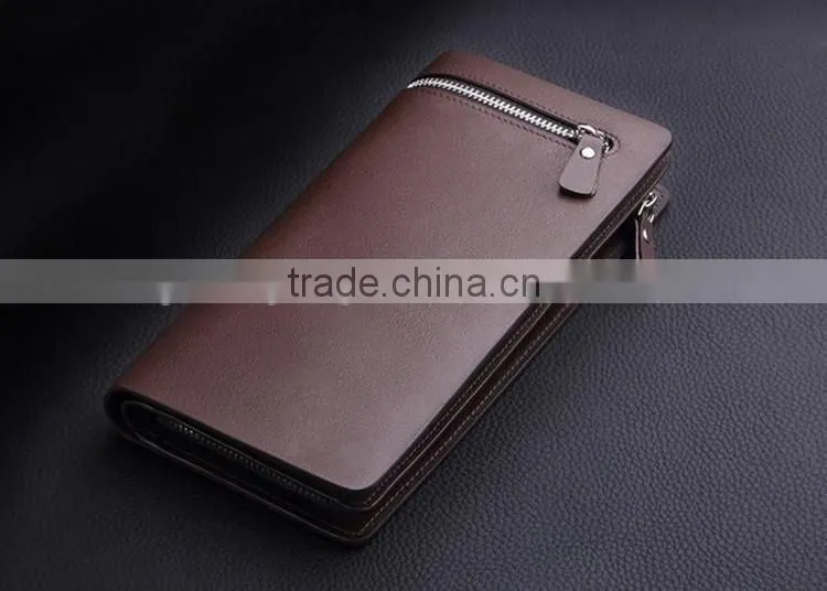 new stylish zipper mobile phone bag men's wallet