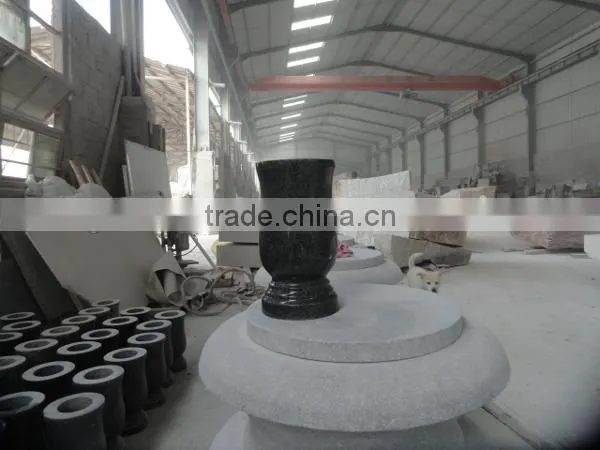 Shanxi Black Granite Vase