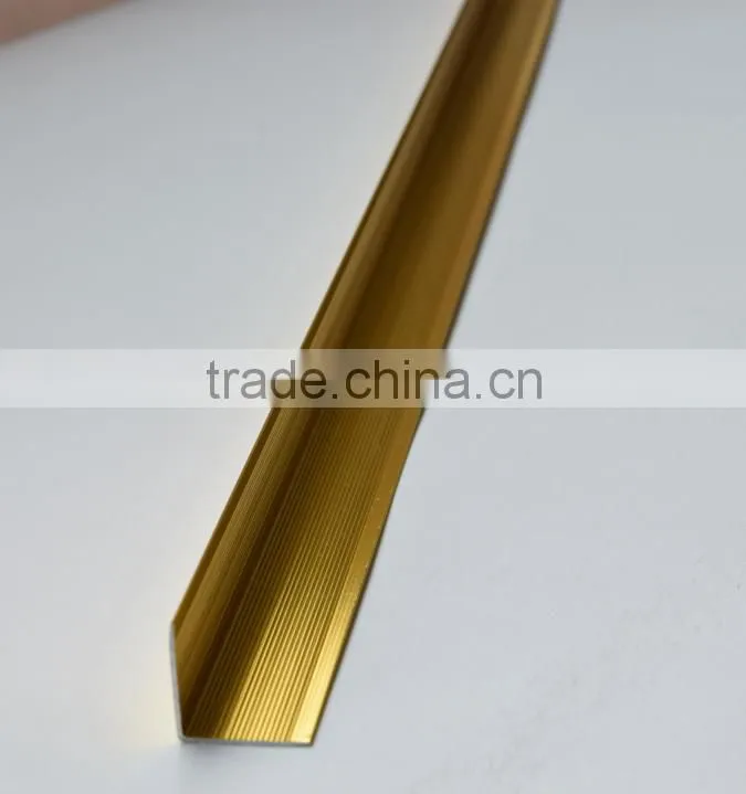 Customized design Kitchen wall edge tile trim of L shape and right angle
